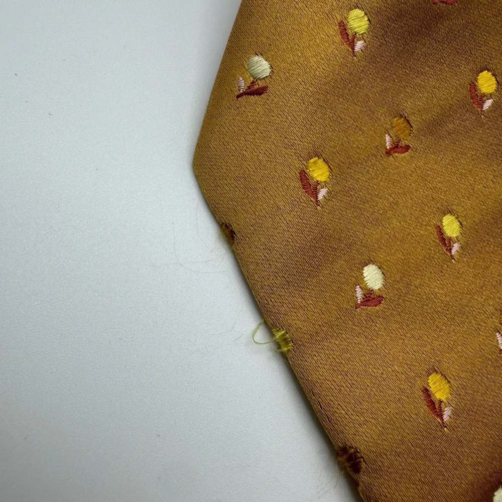 Ermenegildo Zegna‎ Geometric Print Tie 100% Silk Classic Professional